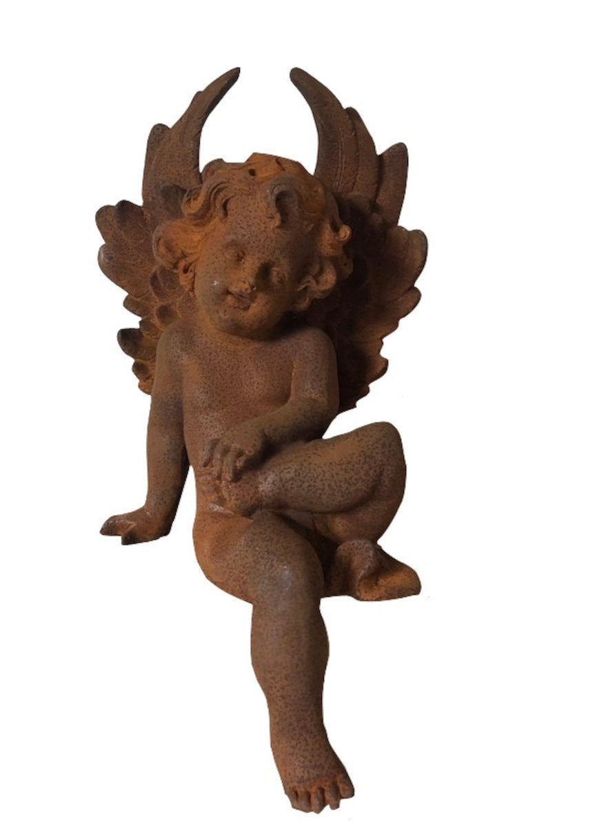 Gartenskulptur "sitzender Engel" - cosmali-shop.com