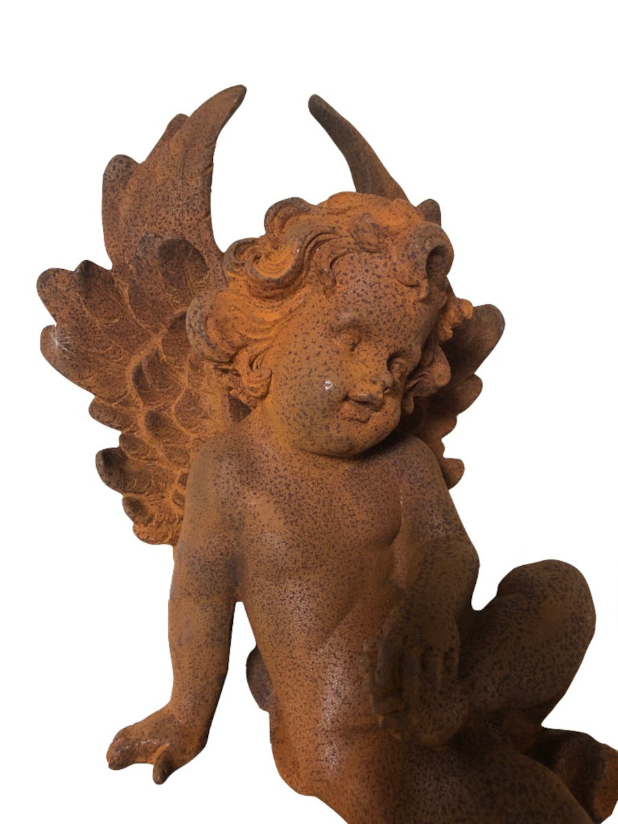 Gartenskulptur "sitzender Engel" - cosmali-shop.com