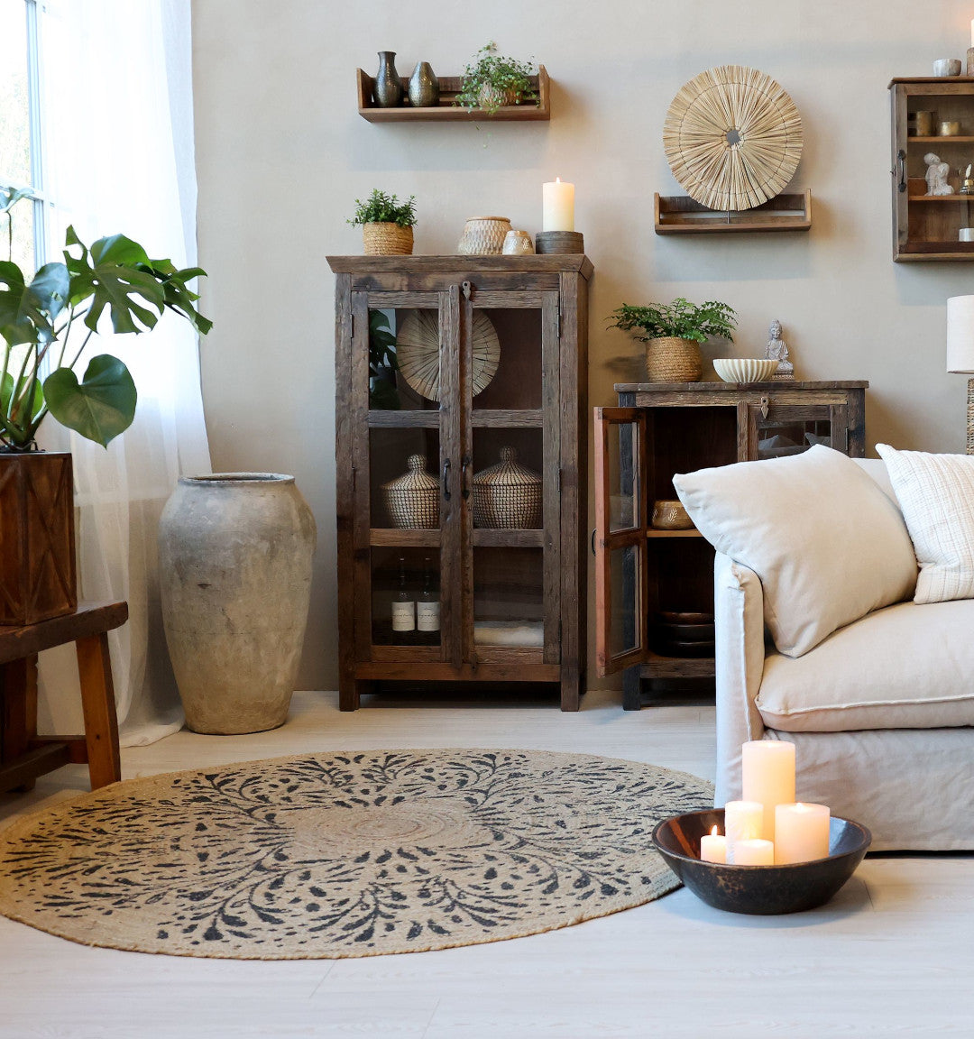 Kleine Vitrine Altholz - cosmali-shop.com