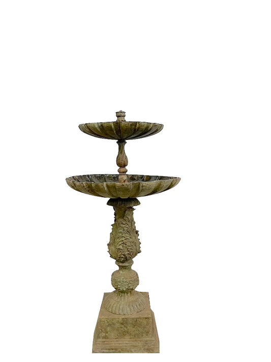 Gartenbrunnen Bronzebrunnen 2-stufig - cosmali-shop.com