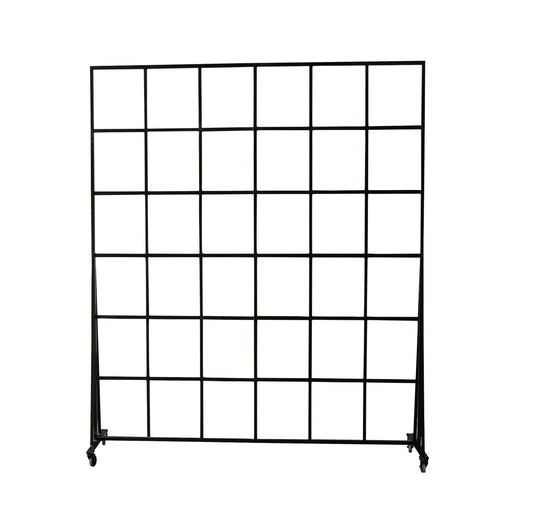 Große Trennwand, Raumteiler Metall H 250 cm auf Rädern - cosmali-shop.com