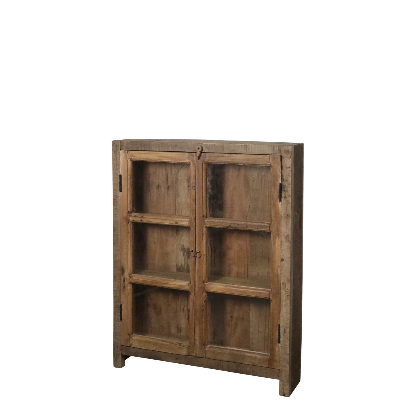 WENDI, schmale Vitrine Altholz - cosmali-shop.de