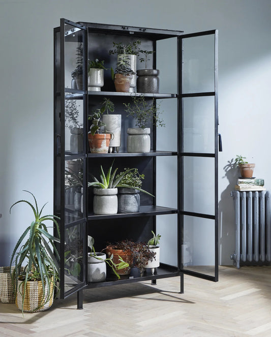 Metall Vitrine H 175 cm Industriedesign