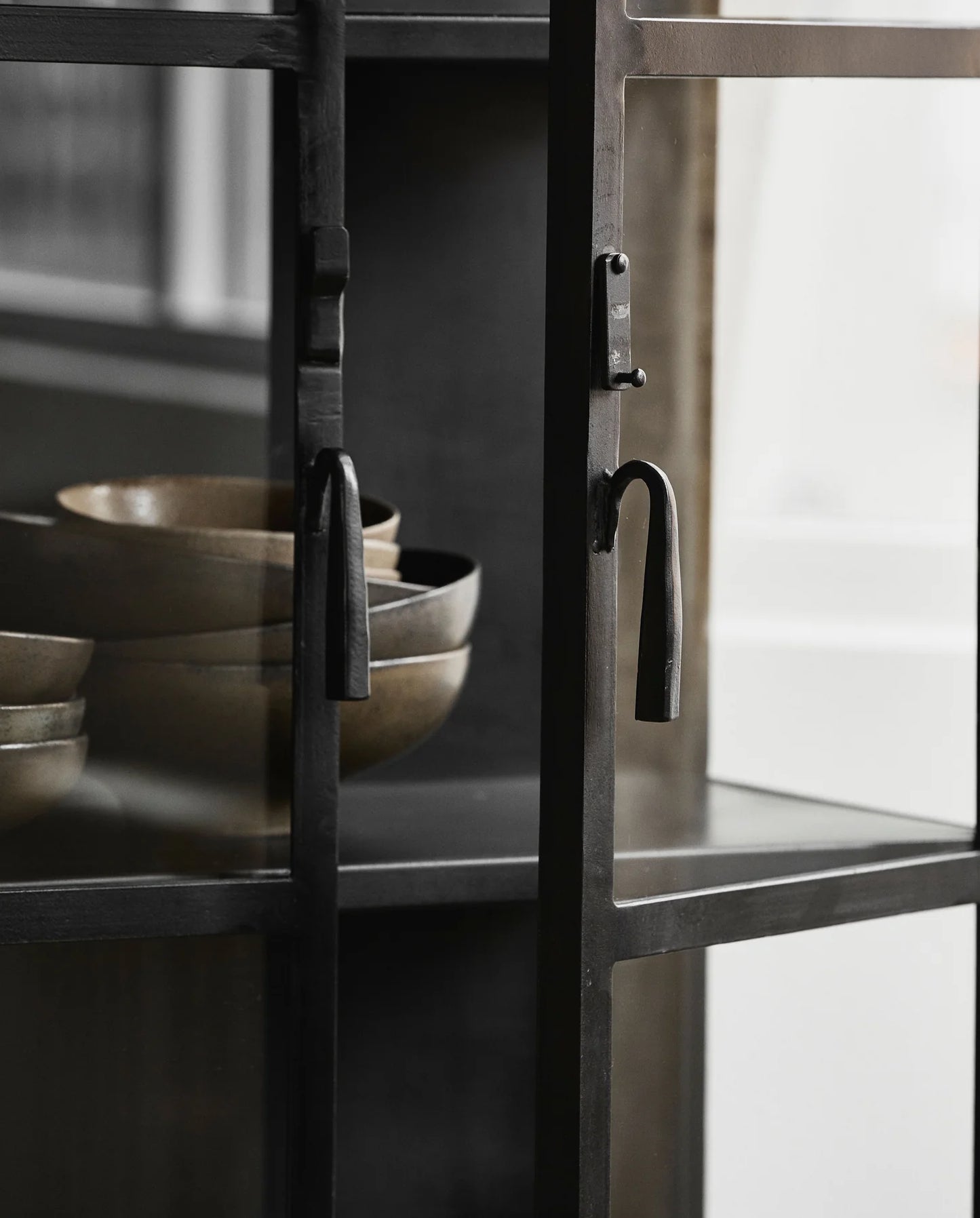 Metall Vitrine H 175 cm Industriedesign