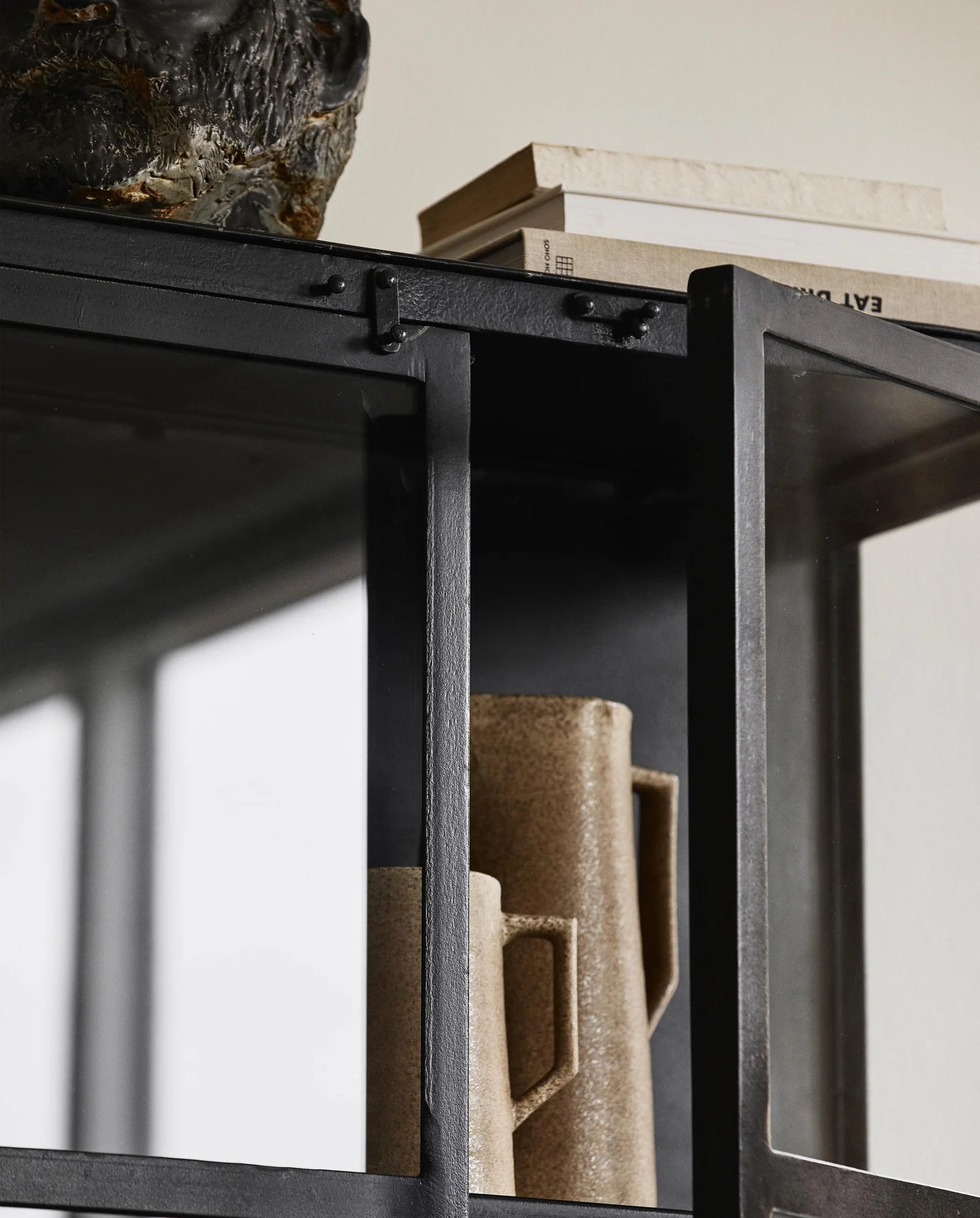 Metall Vitrine H 175 cm Industriedesign