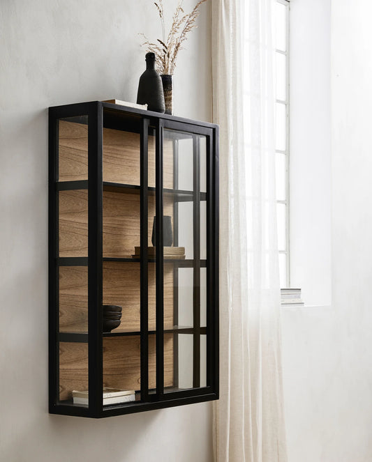 Wandvitrine NORA mit Schiebetüren - cosmali-shop.com kaufen